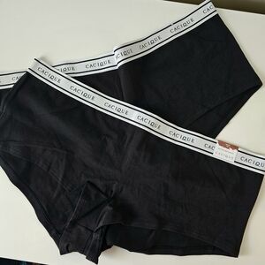 Casique boy short underwear panties black w/tag size 18/20